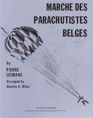 Marche Des Parachutistes Belges Concert Band sheet music cover Thumbnail